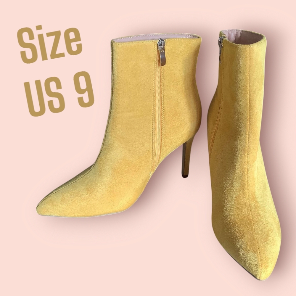 SHEIN | NWOT size 9 yellow boots